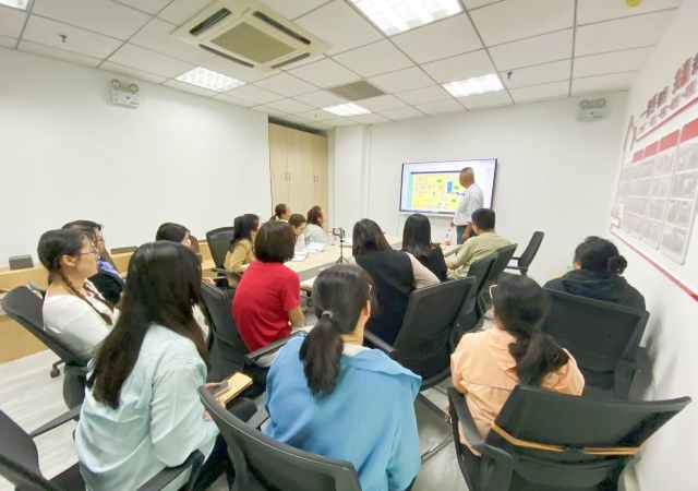 Cement process production training session