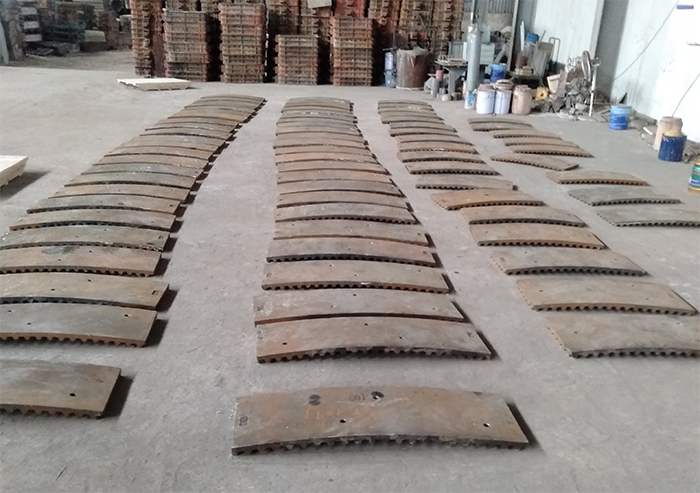 high manganese steel lining plates