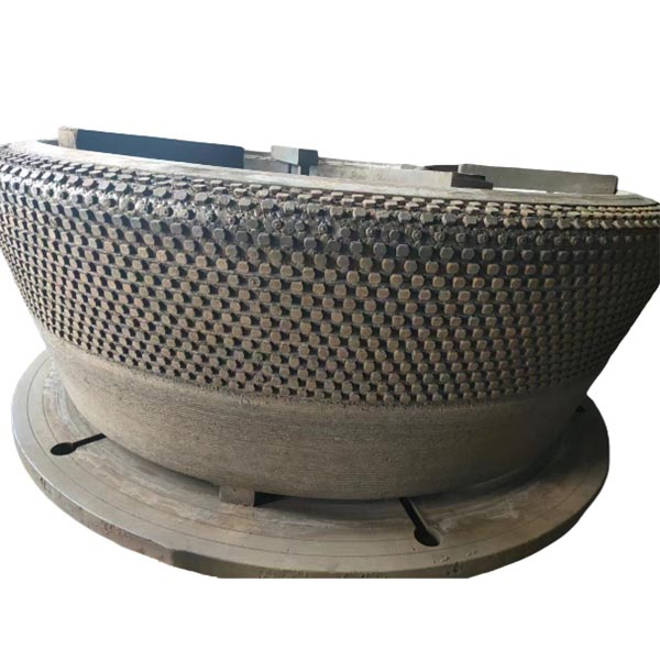 Alloy stud surfacing welding vertical mill roller