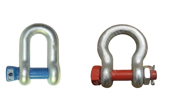 Specifications for the use of shackles