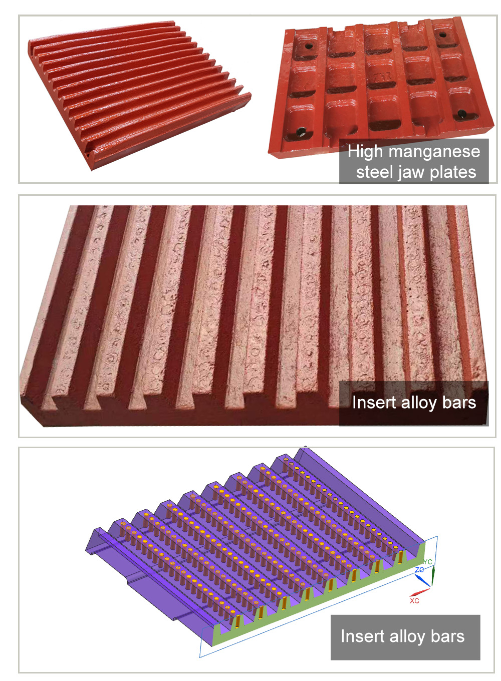 Crusher Jaw Plates